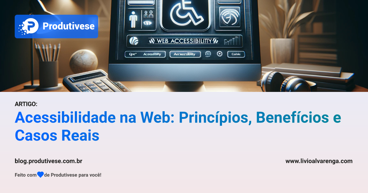 Ler artigo: Acessibilidade na Web: Princípios, Benefícios e Casos Reais